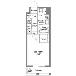 コンフォリア錦糸町DEUX【7階】の間取り