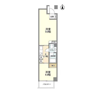 バウムプラッツ【4階】の間取り