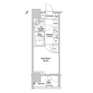 コンフォリア品川EAST【12階】の間取り