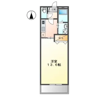 パレスサントピアⅤ【2階】の間取り
