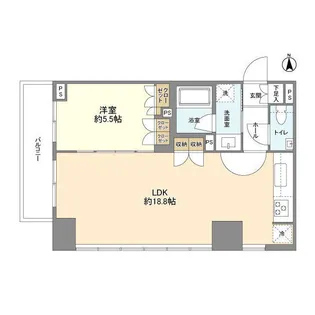 パリオ・アクティフ【11階】の間取り