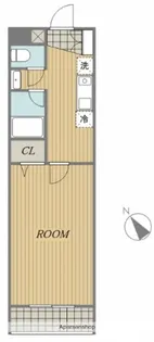 第63シンエイビル【5階】の間取り