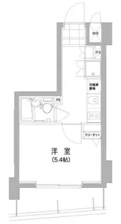 1Kの間取り画像