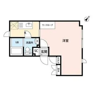 LAPIS大井町Ⅱ【3階】の間取り