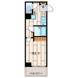 サンクレストビル【5階】の間取り