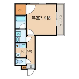 マレア大森【201号室号室】の間取り