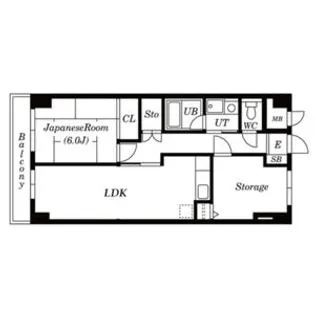 川崎スパマンション【12階】の間取り
