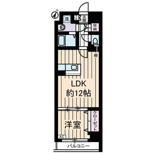 YAYOI COURT【7階】の間取り