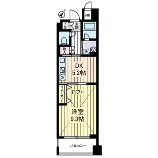 東京都大田区千鳥1丁目【マンション】の間取り
