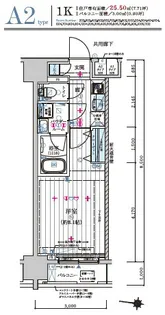 メインステージ森下Ⅱ【7階】の間取り
