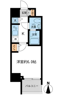 KDXレジデンス大島【2階】の間取り