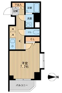 ドゥーエ東陽町【0506号室】の間取り
