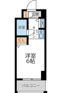 ユーコート新丸子【0402号室】の間取り