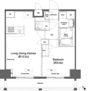 カスタリア大森Ⅱ【10階】の間取り