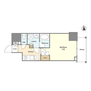 エスタート三田【8階】の間取り