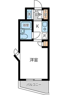 ウィンベルソロ蒲田第2【4階】の間取り
