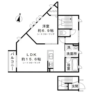 アマーレ ベルヴェデーレ【2階】の間取り