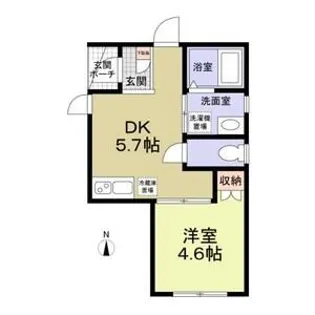 CASA FOREST【1階】の間取り