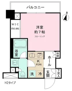 JP NOIE 亀戸【5階】の間取り