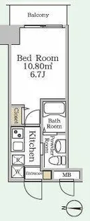 グリーンリーフ新綱島【3階】の間取り