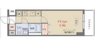 グランジット梅屋敷【3階】の間取り