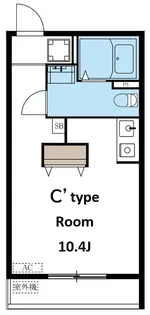 Mー1 TOKYO 鵜の木【1階】の間取り