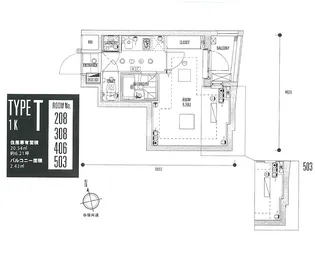 ビバリーホームズ五反田【406号室号室】の間取り
