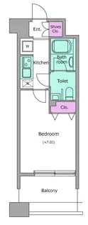 1Kの間取り画像