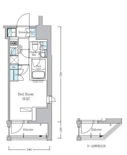 アーバネックス旗の台【3階】の間取り