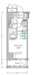 アーバネックス旗の台【2階】の間取り