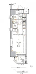 ラクラス蒲田Ⅱ【9階】の間取り