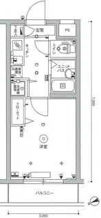 スカイコート蒲田弐番館【402号室号室】の間取り
