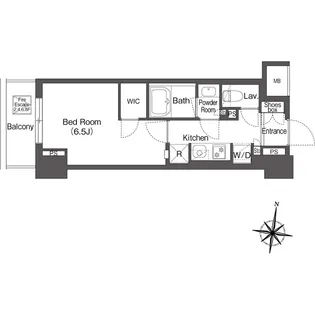 コンフォリア森下リバーサイド【2階】の間取り