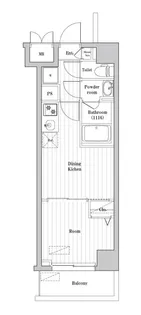 ハーモニーレジデンス東京大島ザ・ガーデン【1階】の間取り