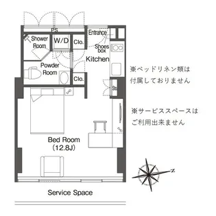 ウエリスアーバン品川タワー【9階】の間取り