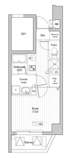 木場ステーションレジデンス【8階】の間取り