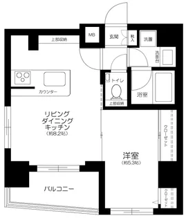 東京都台東区台東3丁目【マンション】の間取り