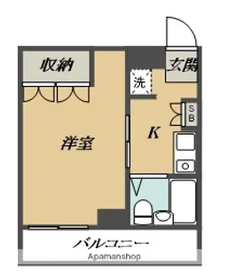クレール浅野【2階】の間取り