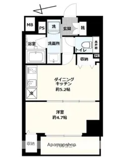 ハーモニーレジデンス東京羽田スカイブリッジ【1階】の間取り