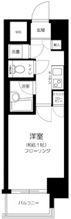東京都港区浜松町1丁目【マンション】の間取り