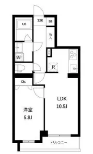 アーバンパーク蒲田南Ⅰ【2階】の間取り