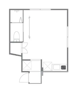 イリス大森町【102号室号室】の間取り