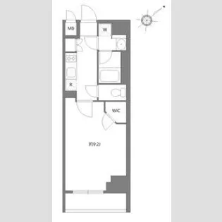 ケーディーエックスレジデンス豊洲【3階】の間取り