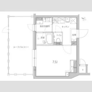 ハーモニーレジデンス品川高輪【4階】の間取り