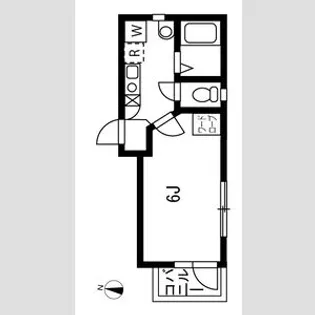 ブロッサムテラス下丸子【2階】の間取り