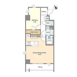 LIEN御殿山【9階】の間取り