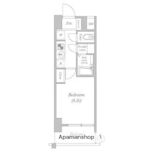 エスタート品川南大井【12階】の間取り
