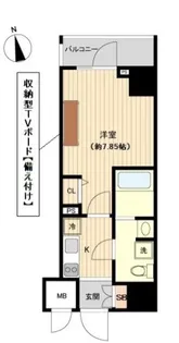 オーキッドレジデンス上野【8階】の間取り