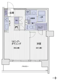 エスティメゾン大島【12階】の間取り
