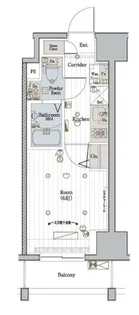メイクスデザイン川崎Ⅱ【0506号室】の間取り